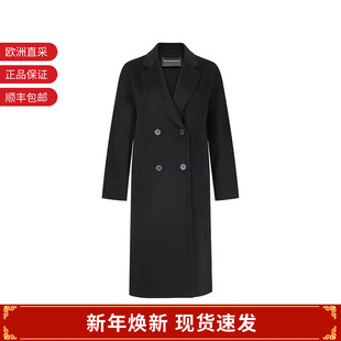 甄品精选 8N2L02 EA阿玛尼 大衣外套 2NWEZ 女士绵羊毛长款