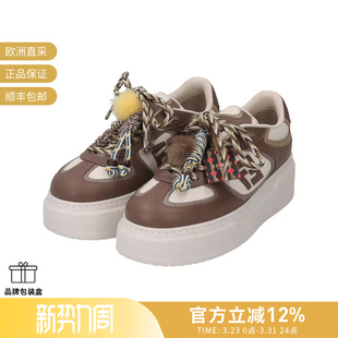 8E8721 跟高5cm AY9N 女士厚底Match系带休闲运动鞋 FENDI芬迪