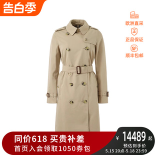 8079411 双排扣风衣大衣外套 情人节女士中长款 博柏利BURBERRY