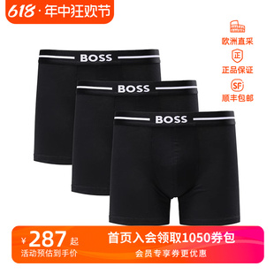 平角内裤 雨果博斯HUGO 男士 三件套装 BOSS 50473926