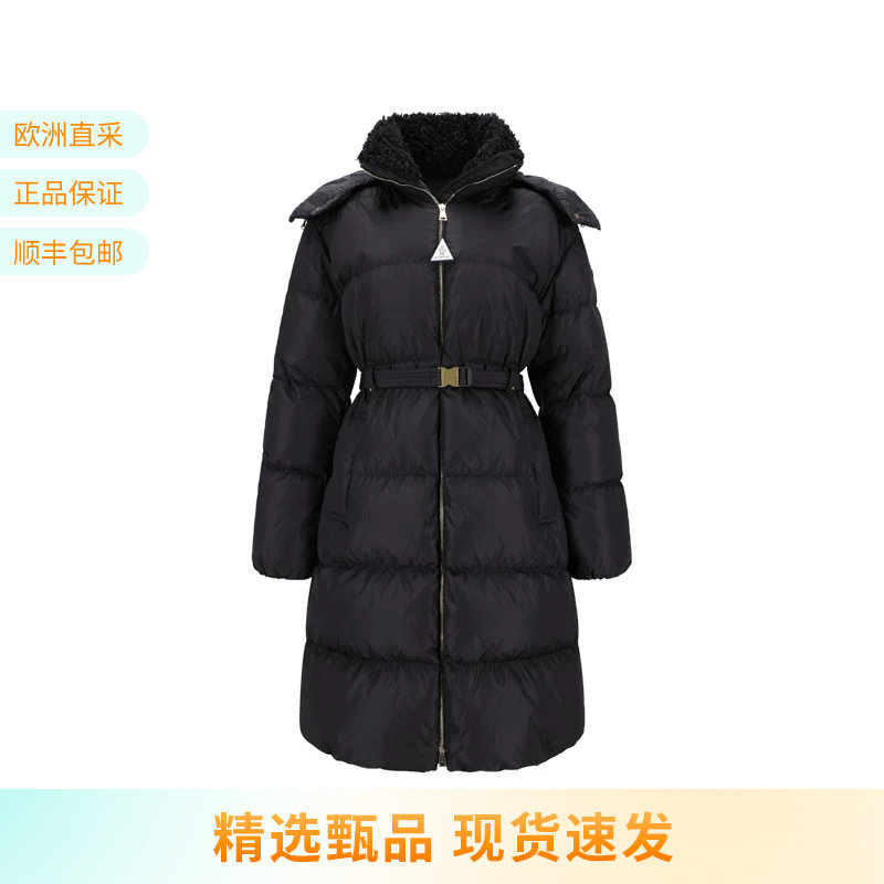 Moncler蒙口女士长款鹅绒连帽羽绒服外套1C00024 539ZD