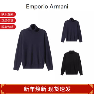 男士 8N1M46 山羊绒高领长袖 针织衫 1M71Z 羊绒衫 EA阿玛尼