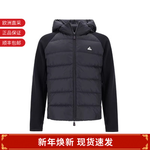 899IG 鹅绒连帽拉链拼接外套8G00025 Moncler男士 衬垫半羽绒开衫