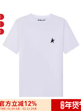 GOLDEN GOOSE黄金鹅 女士圆领短袖T恤 GWP00880 P000593