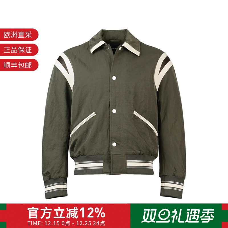 阿玛尼夹棉夹克上衣短款