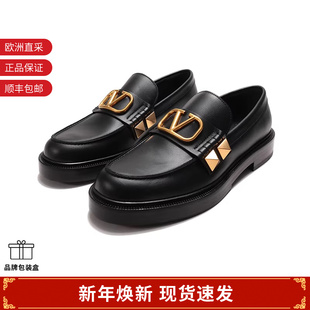 男士 2Y2S0F09 铆钉单鞋 皮鞋 ELI 乐福鞋 VALENTINO华伦天奴