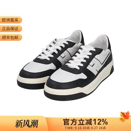 Hogan 男士H718厚底系带运动休闲鞋板鞋 HXM7180GI00UI4