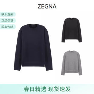 UCB6MA6 ZEGNA杰尼亚 110 针织衫 套头羊毛衫 男士 圆领长袖