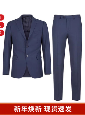 EA阿玛尼 男士两粒单排扣商务长袖西装套装 D41VM1 D1537