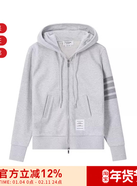 Thom Browne女士连帽拉链卫衣开衫运动衫外套FJT174A 06910