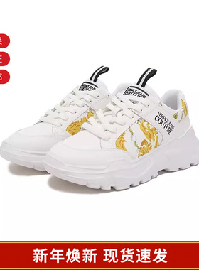 VJC范思哲 男士厚底老爹鞋系带运动休闲鞋 77YA3SC2 ZP324