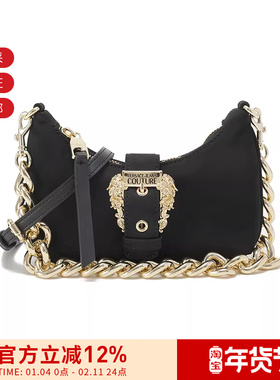 VCJ范思哲 女士简约粗链条迷你单肩斜挎包月牙包 75VA4BFR ZS809