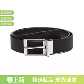 8064959 针扣格纹不可裁剪双面腰带 BURBERRY博柏利 男士