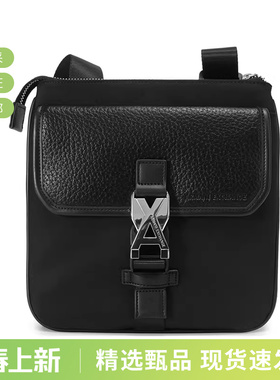 AX阿玛尼 男士男包小方包单肩斜挎包 XM000243 AF12135