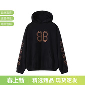 卫衣742603 宽松连帽长袖 TOVN7 男女同款 Balenciaga巴黎世家