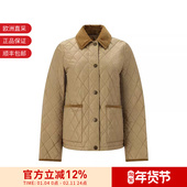 女士修身 版 薄款 BURBERRY博柏利 绗缝棉服夹棉夹克外套 81075111