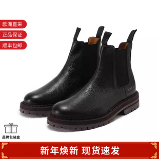 PROJECTS女士皮革厚底靴子短靴切尔西靴 COMMON 6133 甄品精选