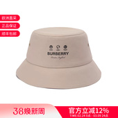 80639001 徽标图案帽子渔夫帽 BURBERRY博柏利 男士