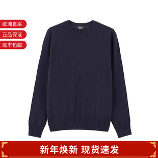 男士 8N1M39 山羊绒圆领长袖 针织衫 1M71Z 羊绒衫 EA阿玛尼