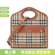 BURBERRY博柏利 8066166 女士格纹迷你口袋包托特包手提包
