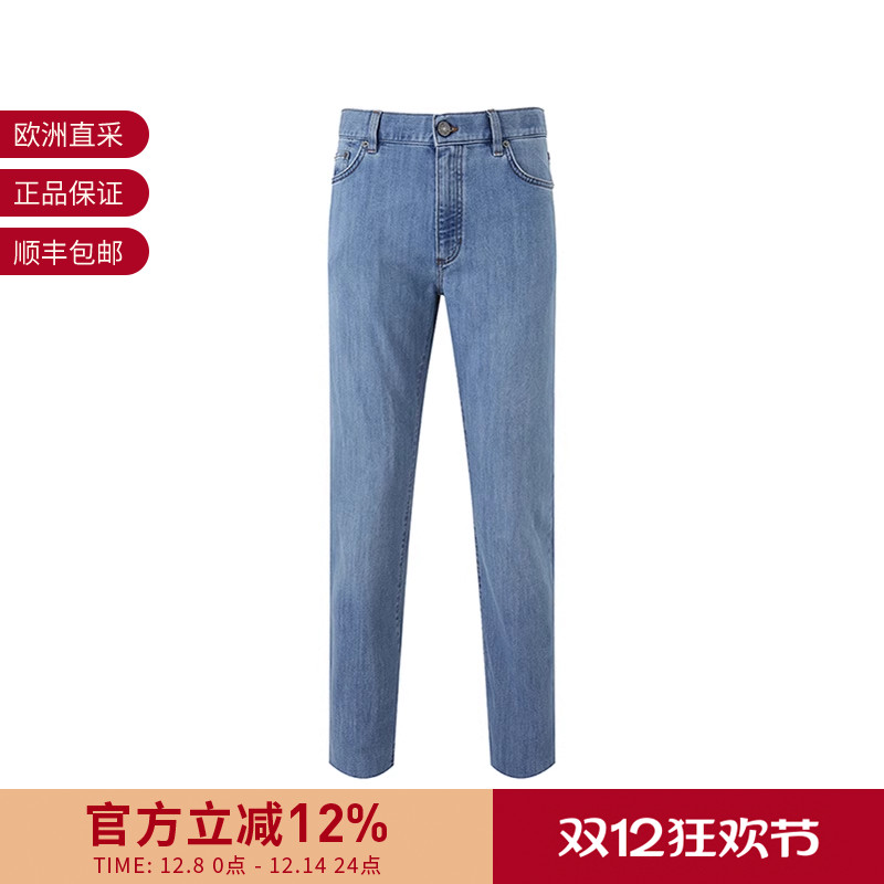 ZEGNA/杰尼亚修身版牛仔裤长裤