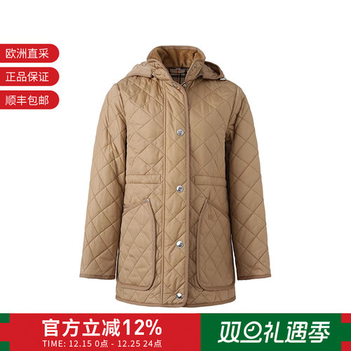 博柏利薄款棉服夹棉夹克外套