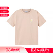 T恤 女士棉质花朵刺绣图案圆领短袖 8102707 新品 BURBERRY博柏利