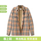 棉服男装 式 外套80438391 绵羊毛衬衫 BURBERRY博柏利男士