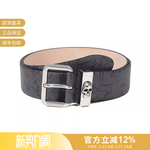 689222 ALEXANDER 不可裁剪腰带4cm 男士 1AAQ4 MCQUEEN
