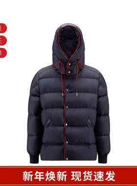 Moncler 男士Amarante短款连帽鹅绒羽绒服 1A00140 549SK