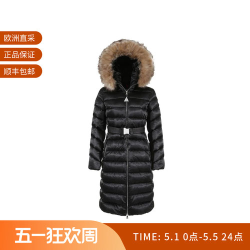 Moncler 女士长款鹅绒连帽羽绒服夹克外套 1C00045 59685