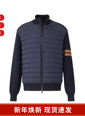 ZEGNA杰尼亚 男士半羽绒开衫鹅绒拼接外套上衣 UEM92A8 ECT155