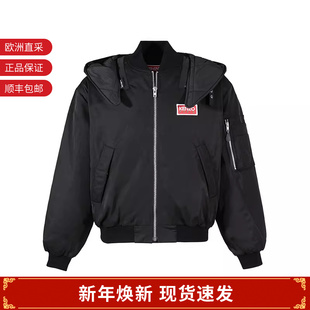 5BL143 KENZO高田贤三男士 FD6 连帽派克羽绒服 9NK 短款