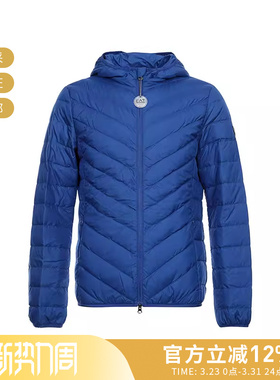 【甄品精选】EA7阿玛尼 男士连帽薄款夹克羽绒服 8NPB09 PNE1Z