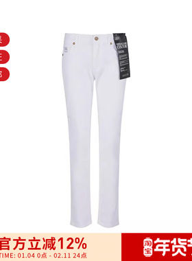 【甄品精选】VJC范思哲 女士棉质低腰牛仔裤长裤 74HAB5S0 CEW01