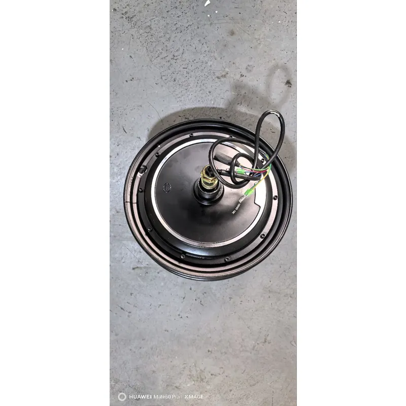 14寸电动车自行车滑板车直流无刷轮毂鼓刹电机电动车马达36V500w