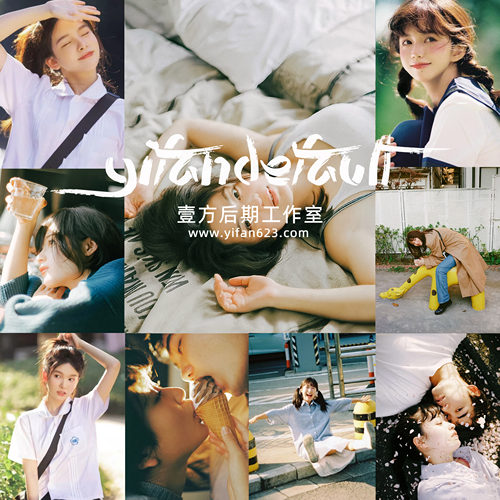 LR像素蛋糕仿富士复古人像胶片手机预设10款 PR滤镜/PS调色/飞思