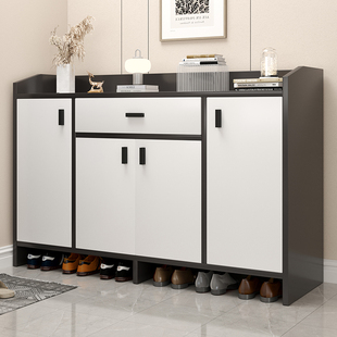 入户走廊用储物鞋 爆款 架 柜收纳柜一体靠墙门口家用室内2025新款 鞋