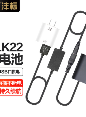 沣标DMW-BLK22假电池松下Lumix DC-S5 S5K S5GK GH6微单相机DCS5K GH6L GH5M2外接电源适配器直播配件充电器