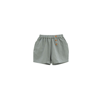 whitewheat纯棉短裤休闲宽松裤子