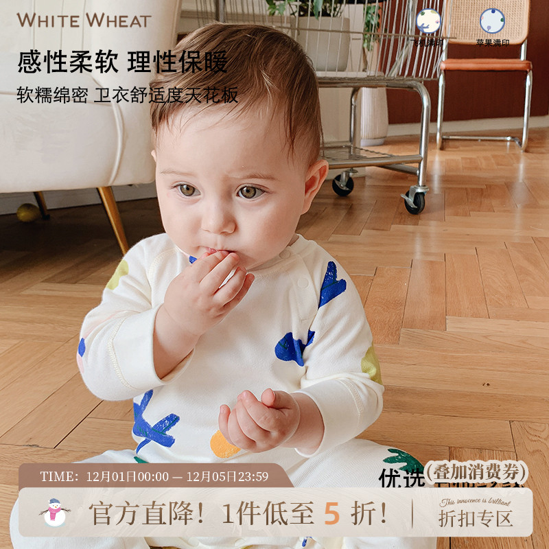 纯棉连体衣爬服新生春夏秋