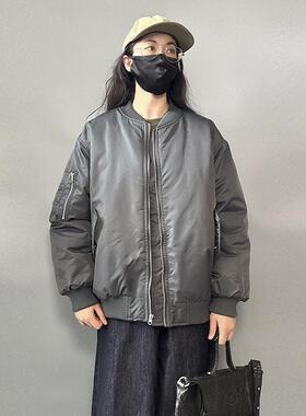 逆壳NZ飞行员夹克美式复古棒球服秋冬季夹棉女男休闲阿尔法短外套