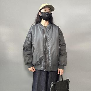 逆壳NZ飞行员夹克美式 夹棉女男休闲阿尔法短外套 复古棒球服秋冬季