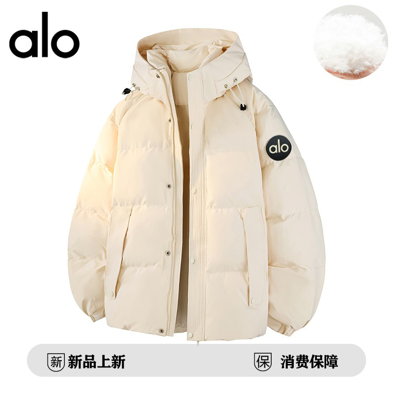 官方奥特莱斯品牌折扣 情侣冬季羽绒服男连帽鸭绒保暖加厚外套