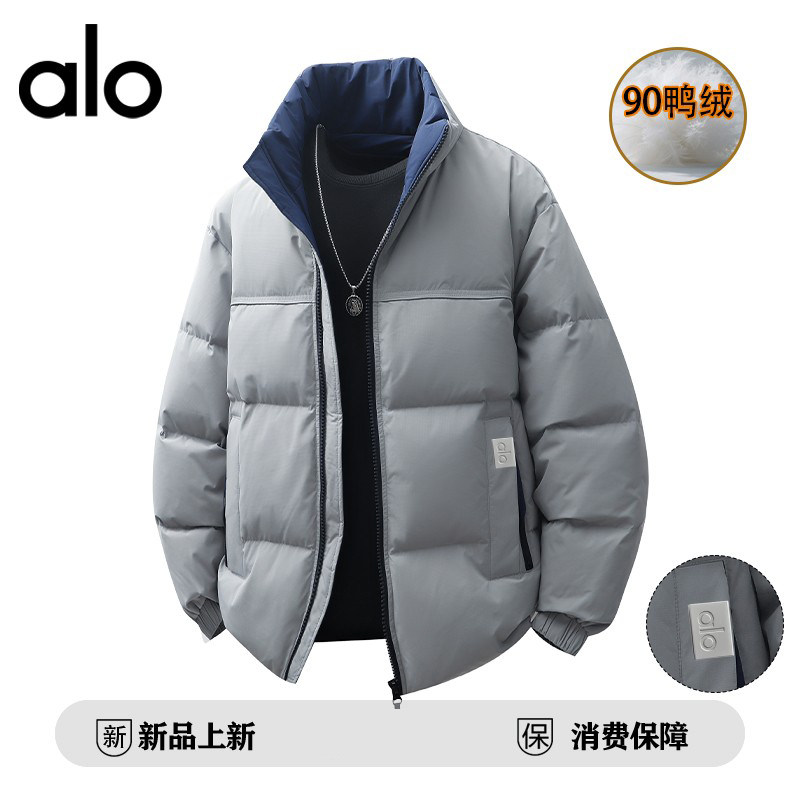 官方奥特莱斯品牌折扣 情侣冬季羽绒服男女90鸭绒立领休闲外套