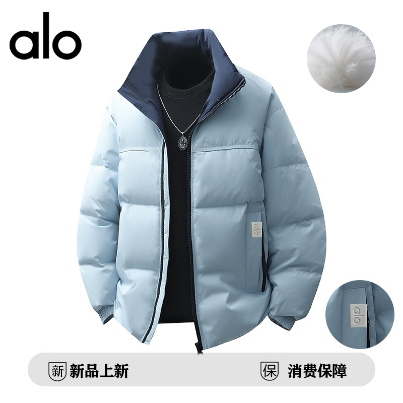 官方奥特莱斯品牌折扣 情侣冬季羽绒服男女90鸭绒立领休闲外套