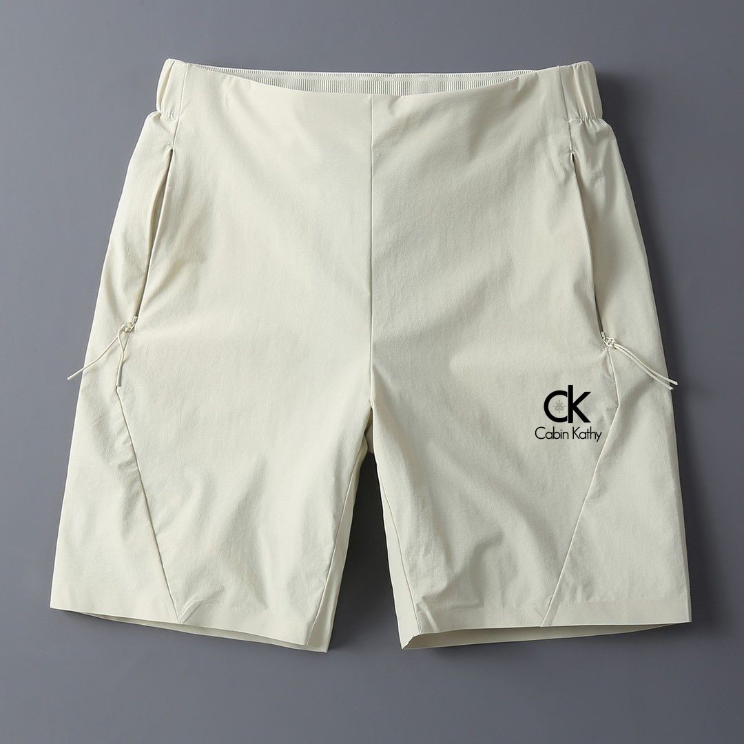奥莱撤柜ck男士薄款透气短裤宽松休闲高品质弹力凉感运动五分裤