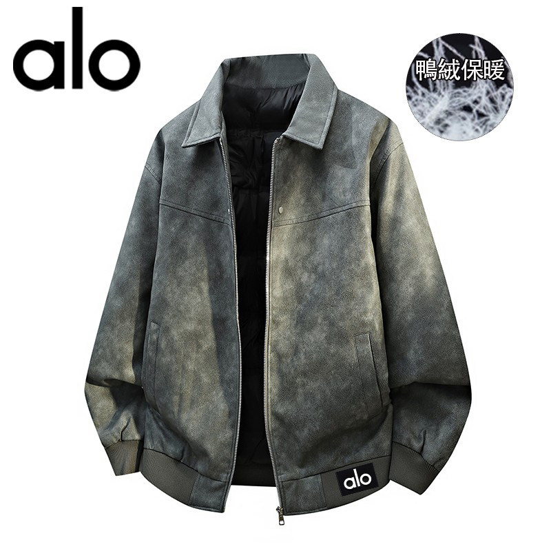 官方奥特莱斯品牌折扣 冬季羽绒服百搭皮衣痞帅外套男款