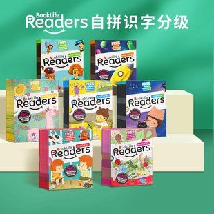 官方正版 进口Booklife Readers英语自然拼读教材分级阅读绘本小学英语教材音标教具 book点读原版