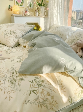 2026新款13372全棉印花四件套花卉系列长绒棉南通海门叠石桥家纺